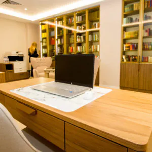 Библиотека и компьютерный зал в санатории «Плаза» в Кисловодске - фотография