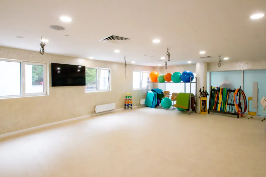 Фитнес зал в санатории «Плаза» в Кисловодске - фотография