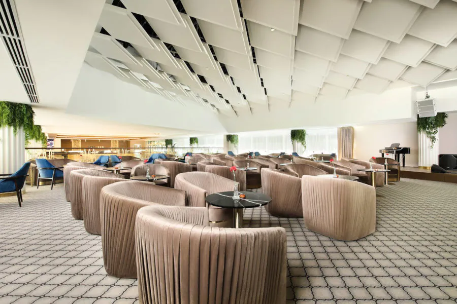 Лобби-бар в санатории «Плаза» в Кисловодске - фотография