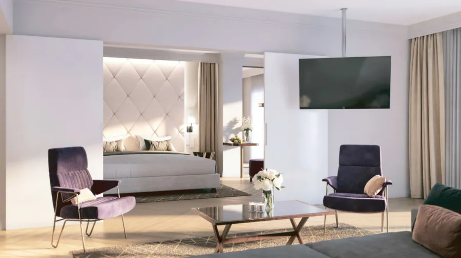 Люкс «Премиум с балконом» в санатории «Плаза» в Кисловодске - фотография