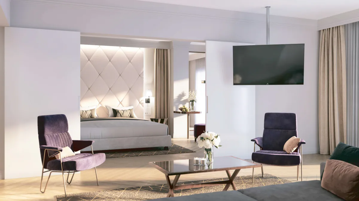 Люкс «Премиум с балконом» в санатории «Плаза» в Кисловодске - фотография