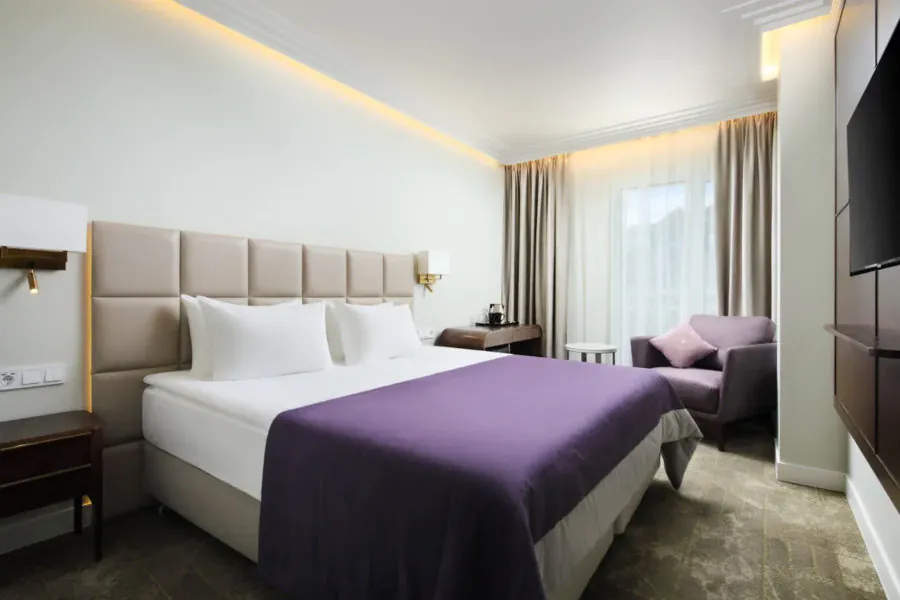 Номер ДеЛюкс в санатории «Плаза» в Кисловодске - фотография