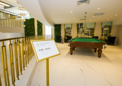 Бильярд в санатории «Плаза» в Кисловодске - фотография