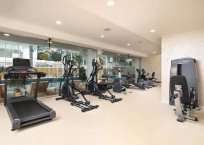 Тренажёрный зал в санатории «Плаза» в Кисловодске - фотография